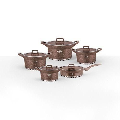 10pcs Non Stick Aluminum Cooking Pots With Frying Pan