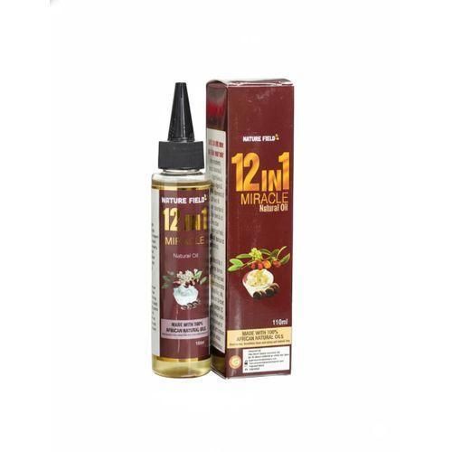 Natural Hair Oil African Natural Oil 12-in-1 Miracle Oil Multi-Purpose Beauty Oil Nourishing Hair Oil Beard & Scalp Oil Skin Glow Oil Daily Care Oil Moisturizing Natural Oil Hair Growth Support Oil