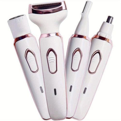 4-in-1 Multi-Function Electric Facial, Facial Pubic Hair Razor, Bikini Trimmer, Portable Shaver,
