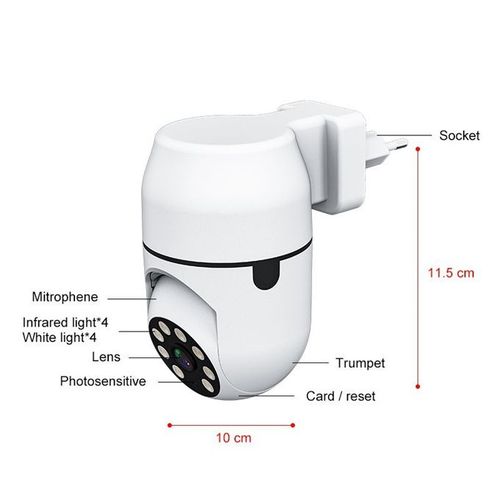 1080P Wifi Indoor Smart 360 IP Security Surveillance Camera