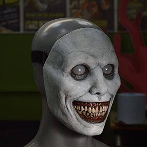 Halloween Scary Smiling Demon Mask Horror Creepy Devil Ghost Skull Cosplay Latex Mask