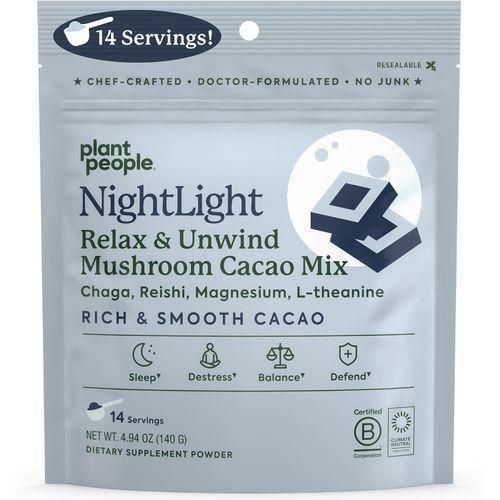 NightLight Mushroom With Magnesium, L-Theanine,Chaga Healthy Sleep