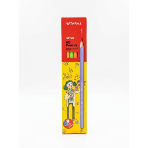 Nataraj Neon HB Pencils Box (12 Units)