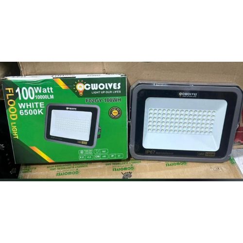 QCWOLVES 100W Ultra-Bright LED Flood Light (IP67 Waterproof)