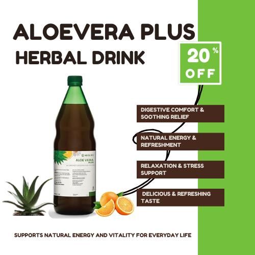 NEOLIFE Aloe Vera 1 Litre Digestive Support, Immune Boost & Natural Detox Aloe Drink