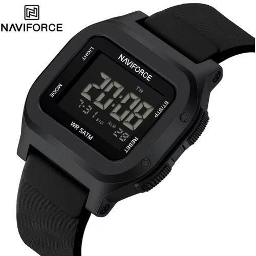 Men's Luxury Quartz and Digital LED Wrist Watch With Luminous Display And Silicone Strap