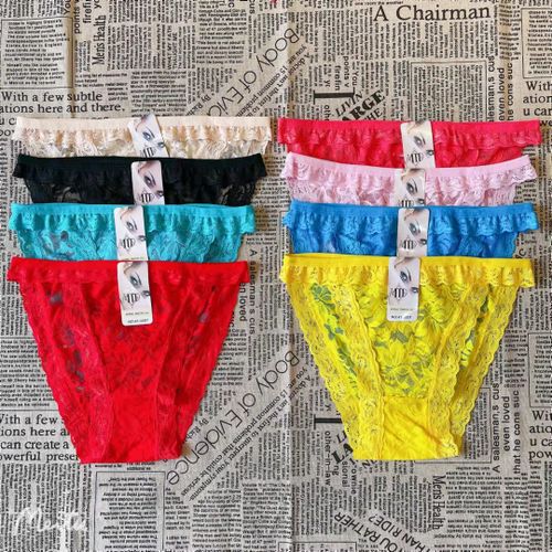 Women's Set Of Lace Panties 6pc