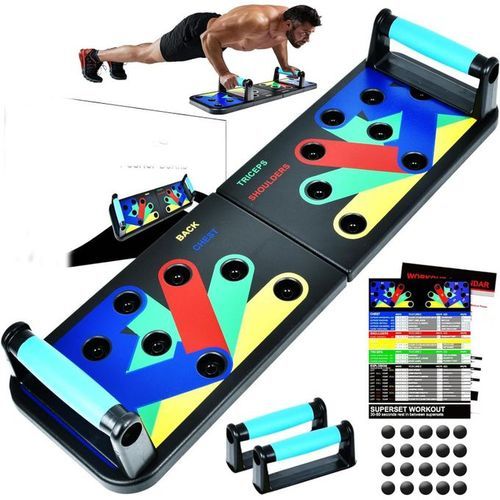 Foldable Workout Push Up Exercise Board