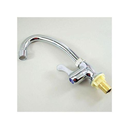Kitchen Faucet Cold Faucet Silver Steel Single Cold Water Bathroom & Kitchen Tap