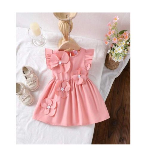 Kids short gown, stylish children short dress