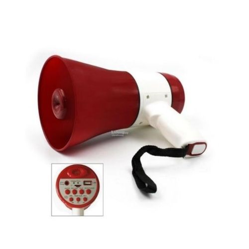 ORIGINAL Rechargeable handheld Megaphone PA SystemWith Recorder(multicolor)