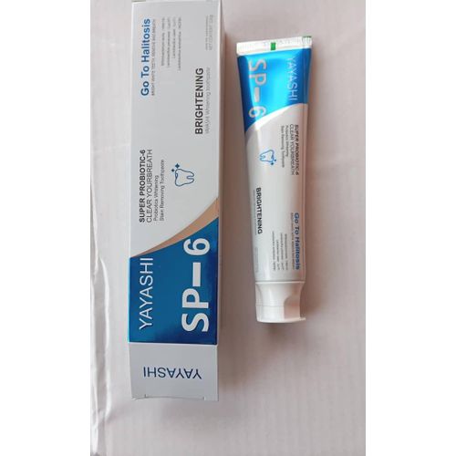 Sp-6 super probiotic brightening and stain removing toothpaste
