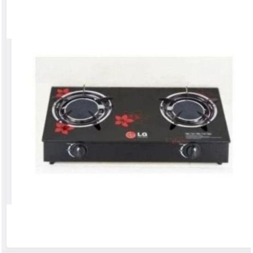 LG, 2 burner Infrared Glass Tabletop Gas Cooker - Tempered Glass Burner
