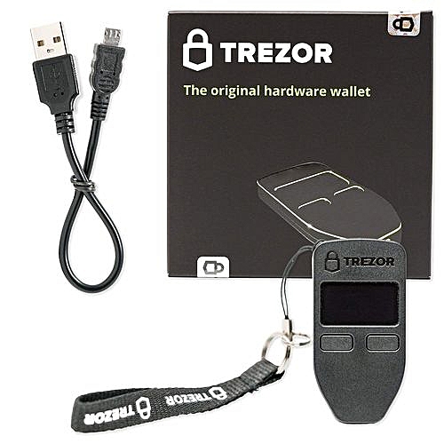 Trezor Cryptocurrency Bitcoin Hardware Wallet Model One - 