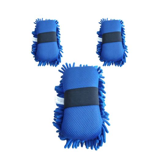 Sponge For Car Wash Blue 3pcs