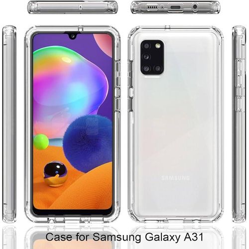 Galaxy A31 4G 360 Transparent Shockproof TPU Front And Back Case