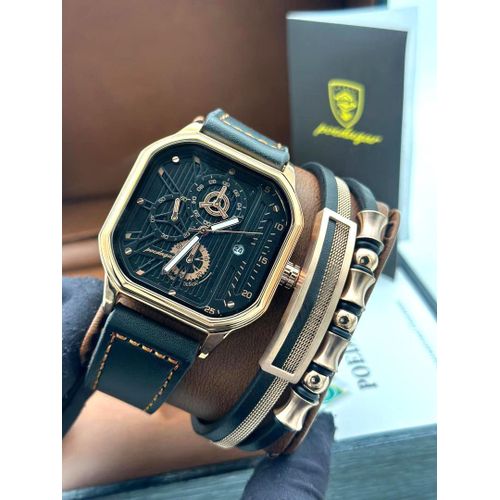 Catchy Luxury And Wrist Realm Rubber Wrist Watch For Rugged Men