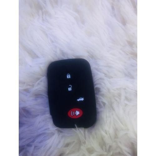 Toyota 4button Silicon Remote Key Case Cover Black