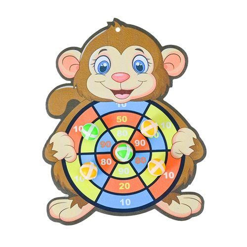 Toy Target Sticky Ball Dart Board Throw Family Sports Monkey