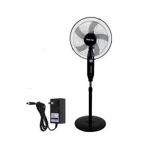 16 Inch rechargeable fan solar panel included
