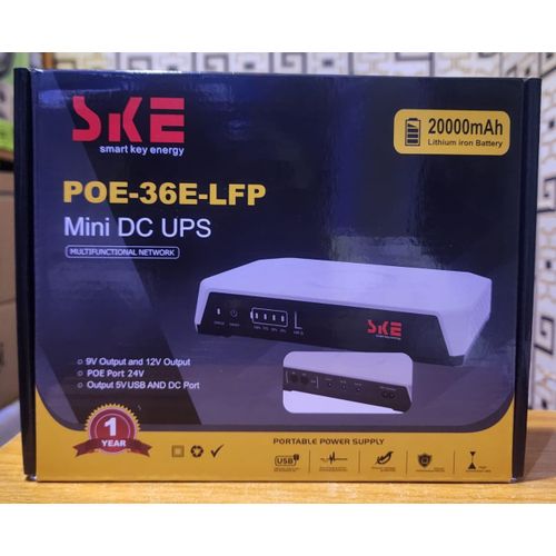 SKE poe -36E-LFP Mini DC UPS