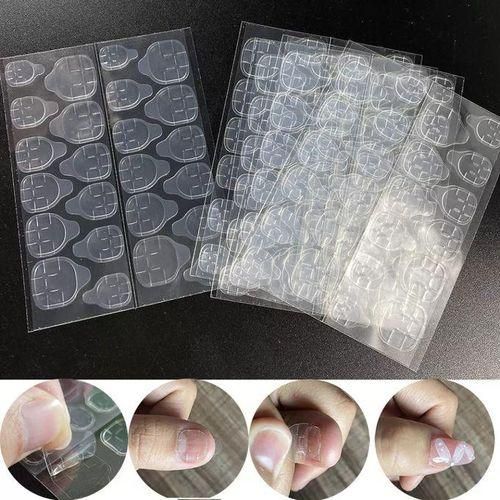 5 Sheets 24 Pcs Per Sheet Nails Adhesive Jelly Sticker Tab