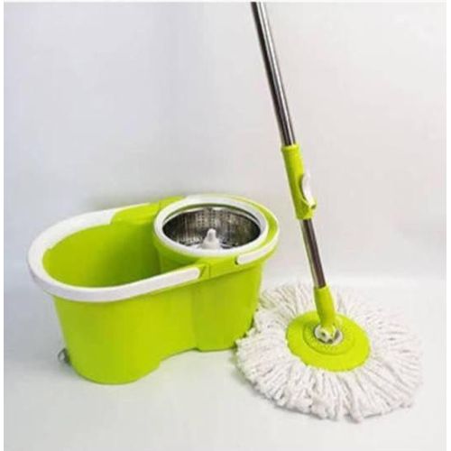 ROTATING SPIN MOP WITH BUCKET AND EXTRA HEAD(360 SPIN FLOOR CLEARING ANS MOP BUCKET)