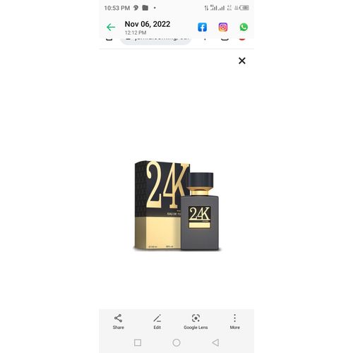 24kunisex Perfume 100 Ml
