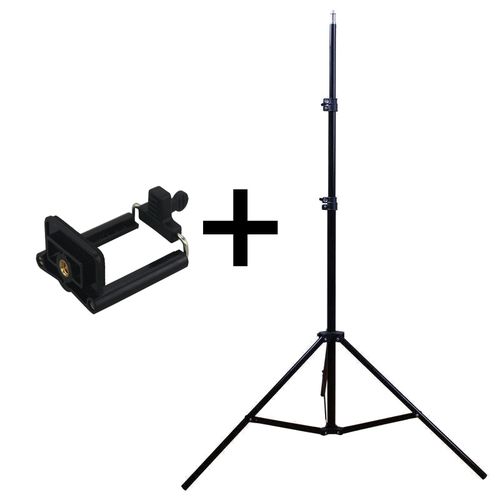 Tripod Stand And Phone Holder Clip For Smartphones