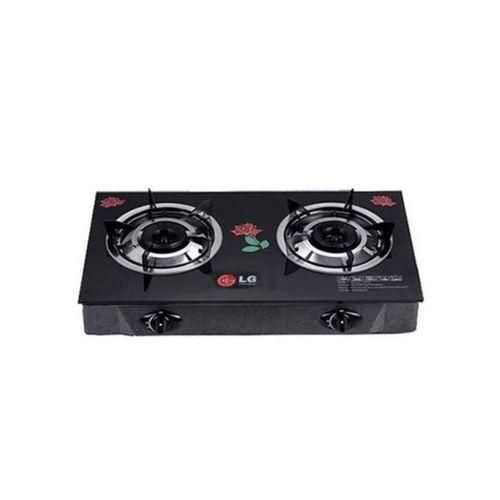 Double Burners Table Top Gas Cooker-Auto Ignition