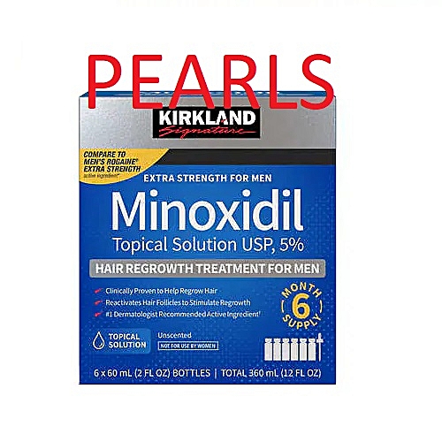 Minoxidil 5 Hair Regrowth For Men 6 Months Supply