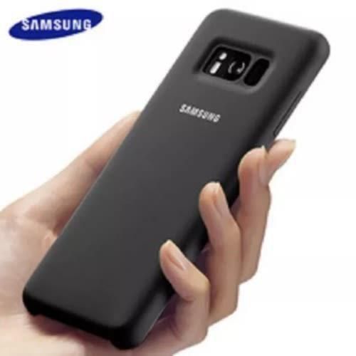Galaxy S7 Edge Black Silicon Protective Case