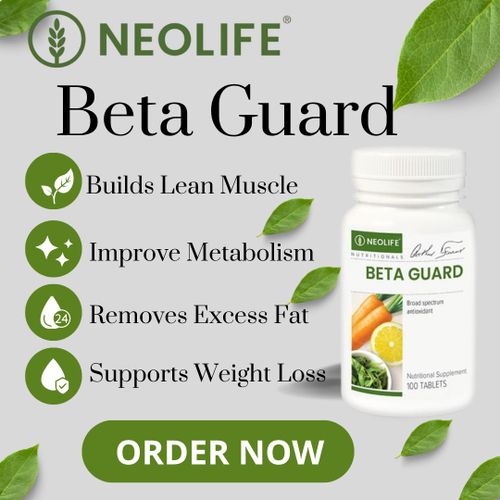 Beta Guard - 100 Tablets (Single) - help the body interrupt toxic processes and protect against cellular damage from environmental pollutants.