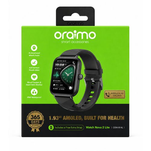 Watch Nova 2 Lite (OSW-814L) Smartwatch – 1.93 AMOLED Display