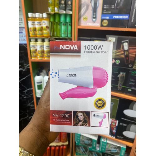 Nova NV-1290 1000W Foldable Hair Dryer