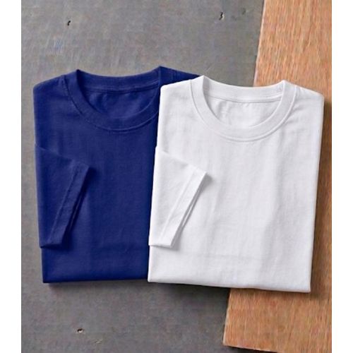 Classic Essentials 2-in-1 T-Shirt Pack (white & Blue)