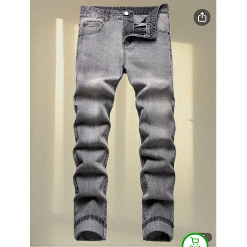 Quality Non Fade Grey Jean For Men
