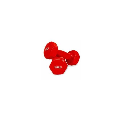 Set Of Plastic Coded Aerobic Dumbbell - 3KG