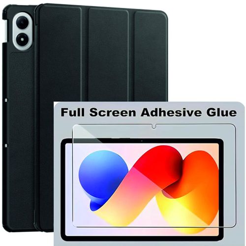 Pen Space Smart Case & Screen Protector for Redmi Pad 2 Pro (12.1 Inch) 2025 Release - Black