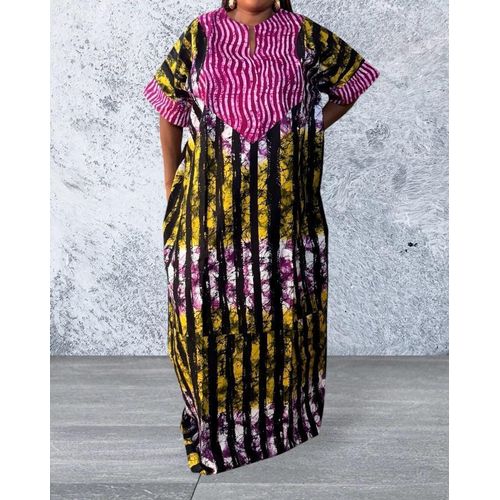 Mix/ Match Ankara Bubu Maxi Dress