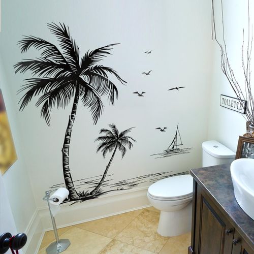 Tropical Palm Tree Wall Stickers - Bring Beach Vibes Home!