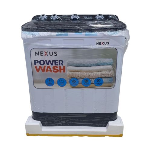 Low energy consumption 9kg twin tub top loader washing machine with magic filter and powerful jet pulsator