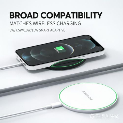 10W Fast Wireless Charger Pad - Universal Qi-Certified Charging Station Compatible With iPhone 14/13/12/11 Pro Max, Samsung Galaxy S23/S22/S21, Tecno & Infinix - White