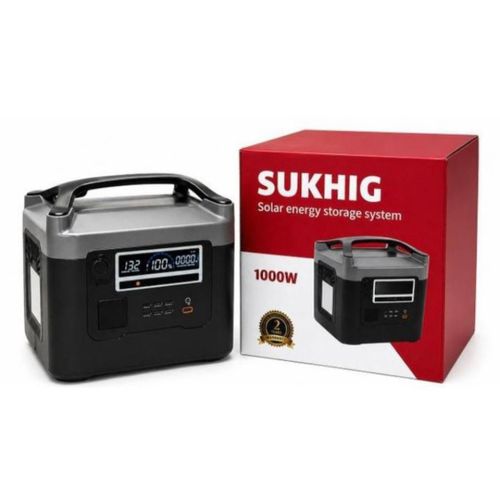 Power Station (solar Gen)With Lithium Battery and solar panel 1000w