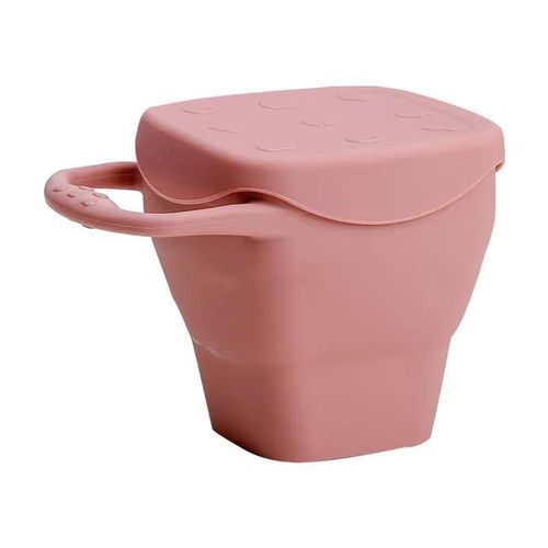 Silicone Snack Cup for Toddlers – Spill-Proof Snack Container with Handles (BPA-Free)