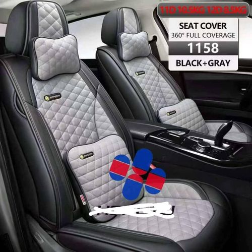 Pure leather smiles car seat cover suitable for cars and suv