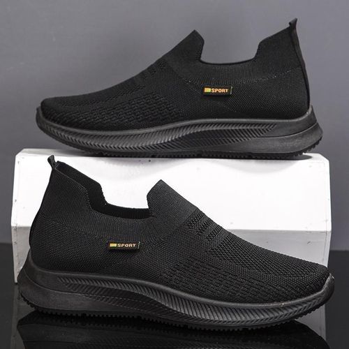 Sports Breathable Unisex Sneakers - Black