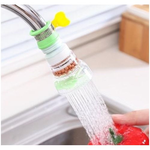 Adjustable Faucet Shower Head, Swivel, Retractable & Splash-Resistant Kitchen Tap Extender Faucet