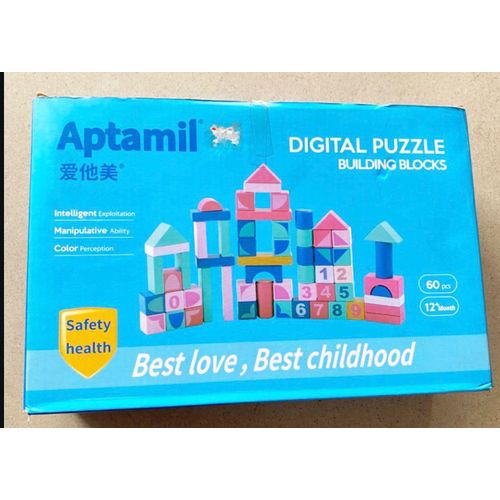 Digital puzzle building blocks