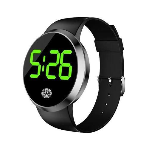 Round 3D Touch Screen Smart Wrist watch for men and women - silver